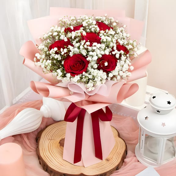Buket mawar merah